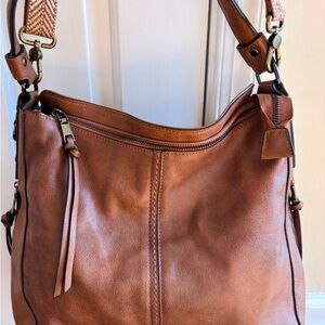 Realor Vegan Faux Leather Large Hobo Crossbody Shoulder Bag Bag
